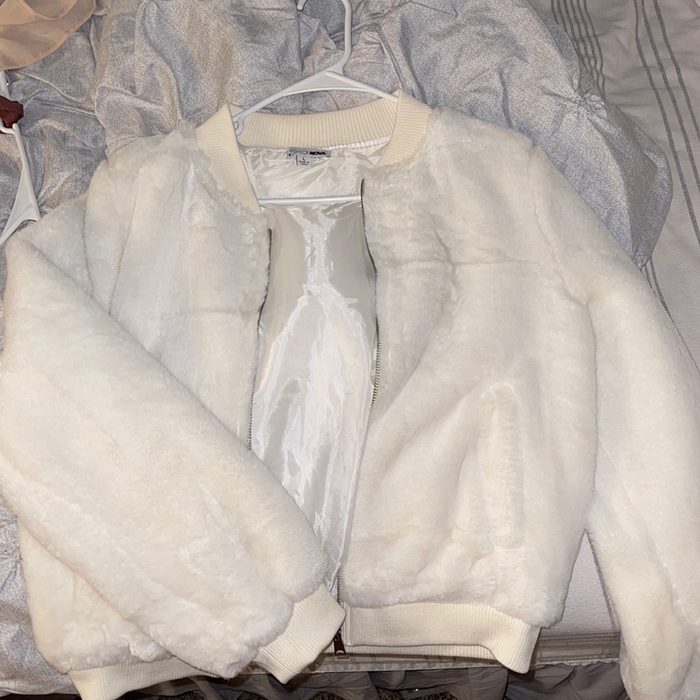 White fury jacket. Never worn